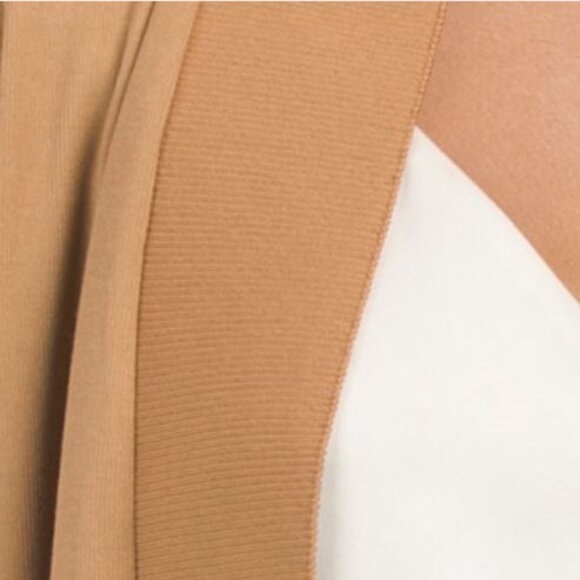 NWT CALVIN KLEIN Open Cardigan Ribbed Trim with side Pocket Size S - Picture 4 of 8